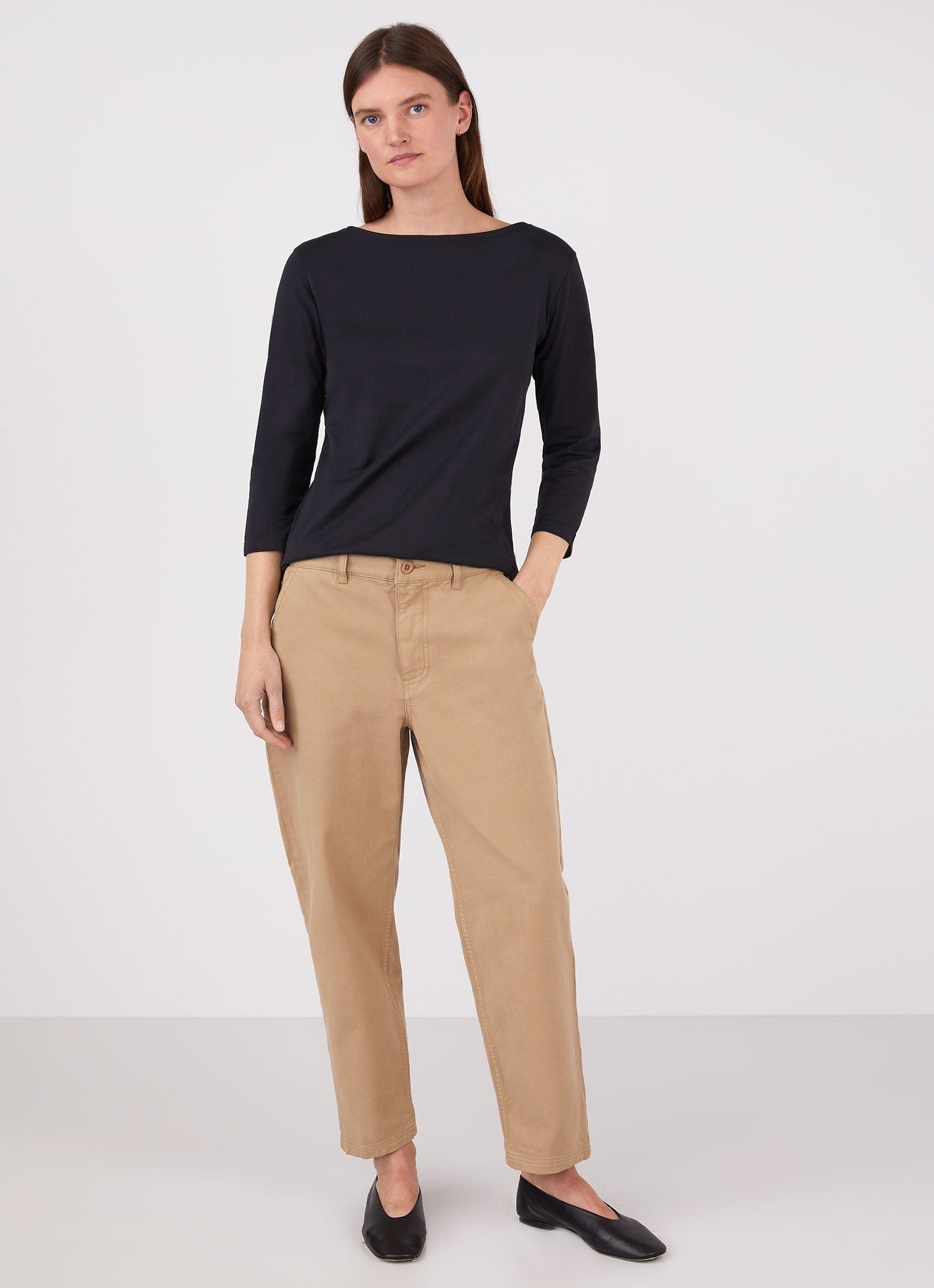 Boat Neck T‑shirt - 3