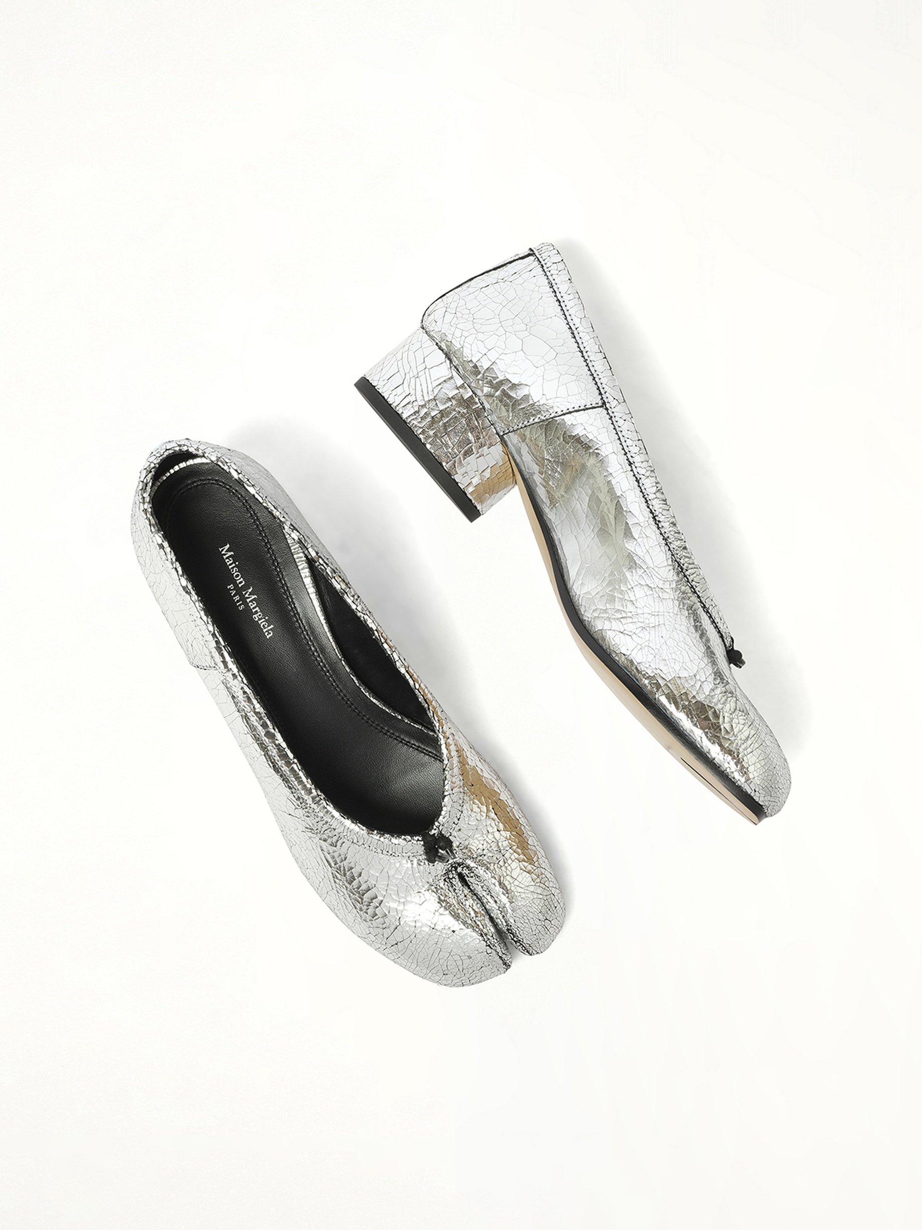 New Tabi Ballerina H30 in Silver - 4