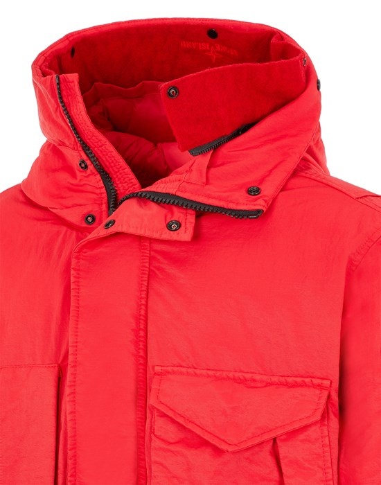70821 OPAQUE NYLON TWILL DOWN RED - 4