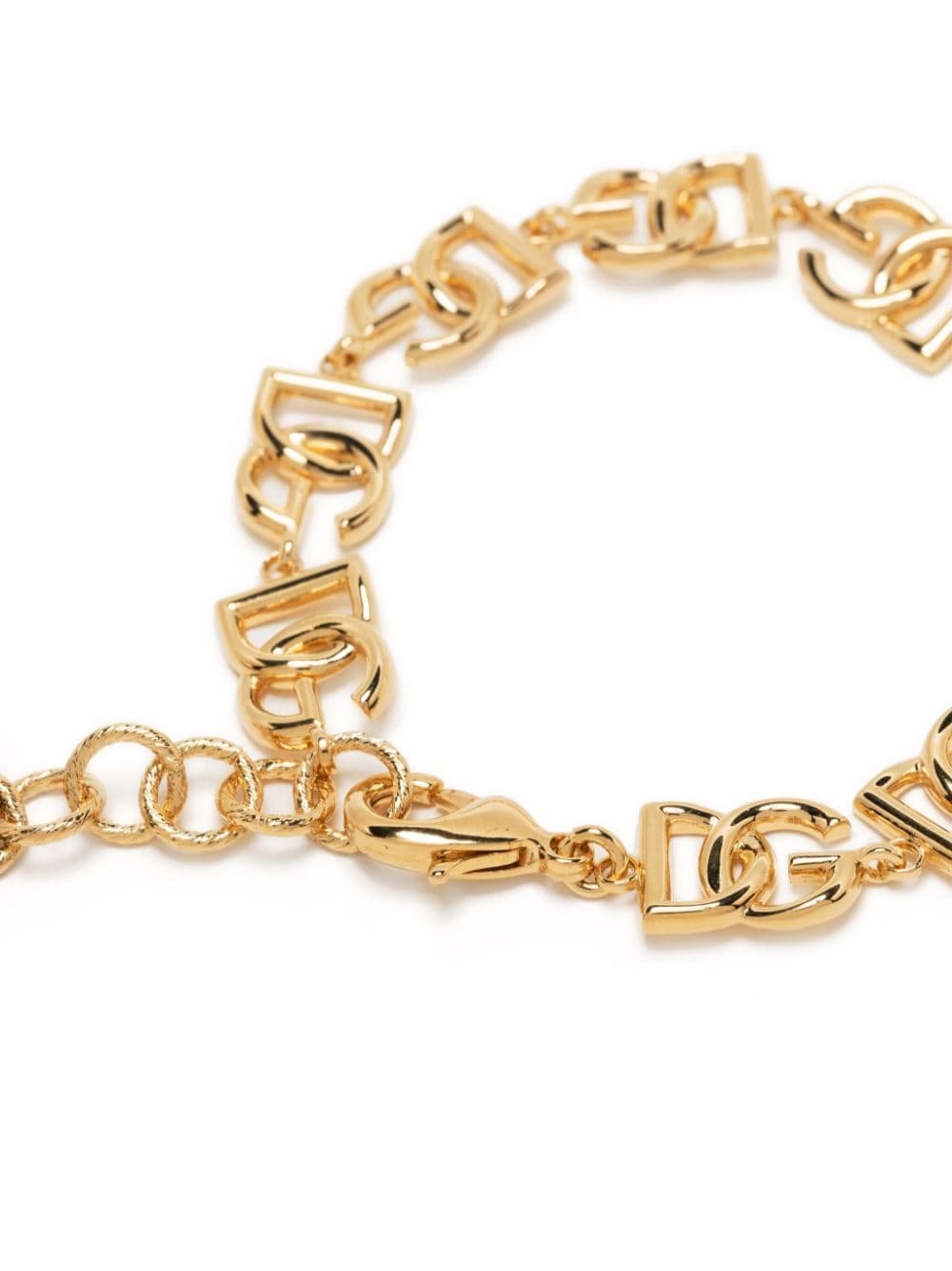 logo-plaque polished-finish bracelet - 3