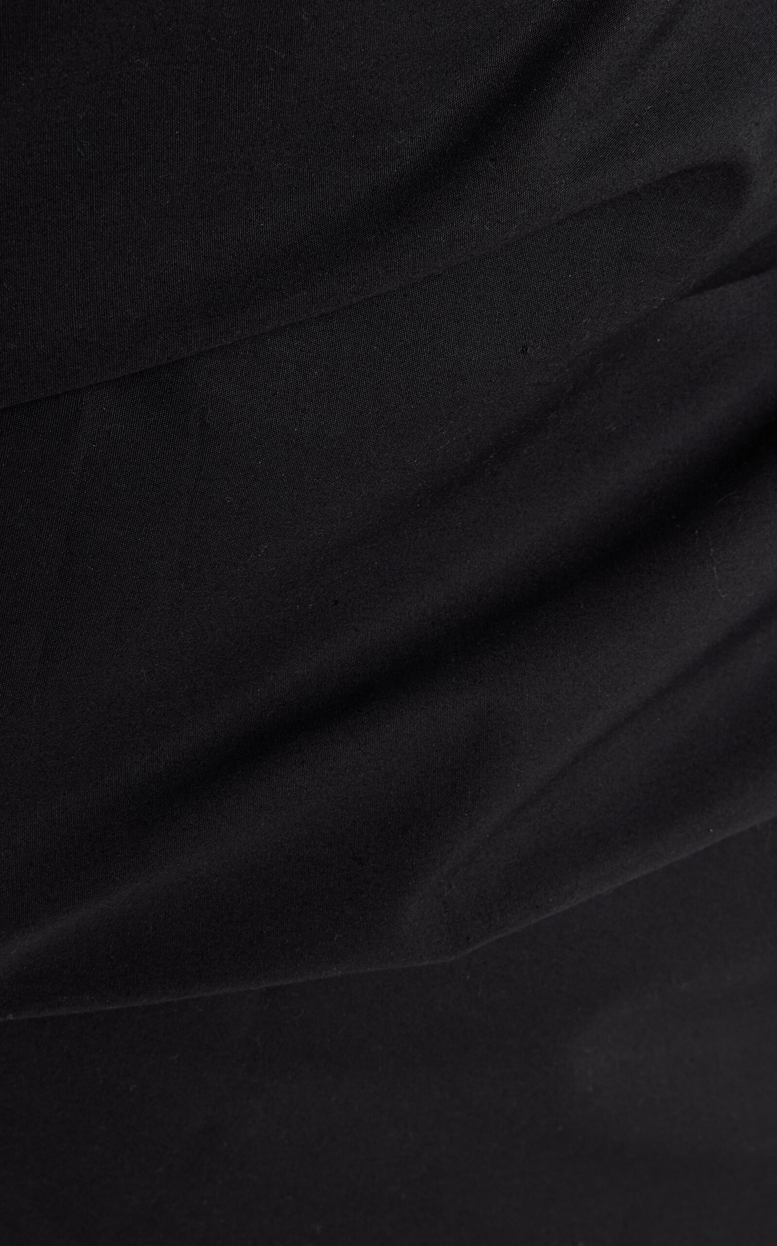 Exclusive RIviera Asymmetric Draped Cotton Mini Skirt black - 5