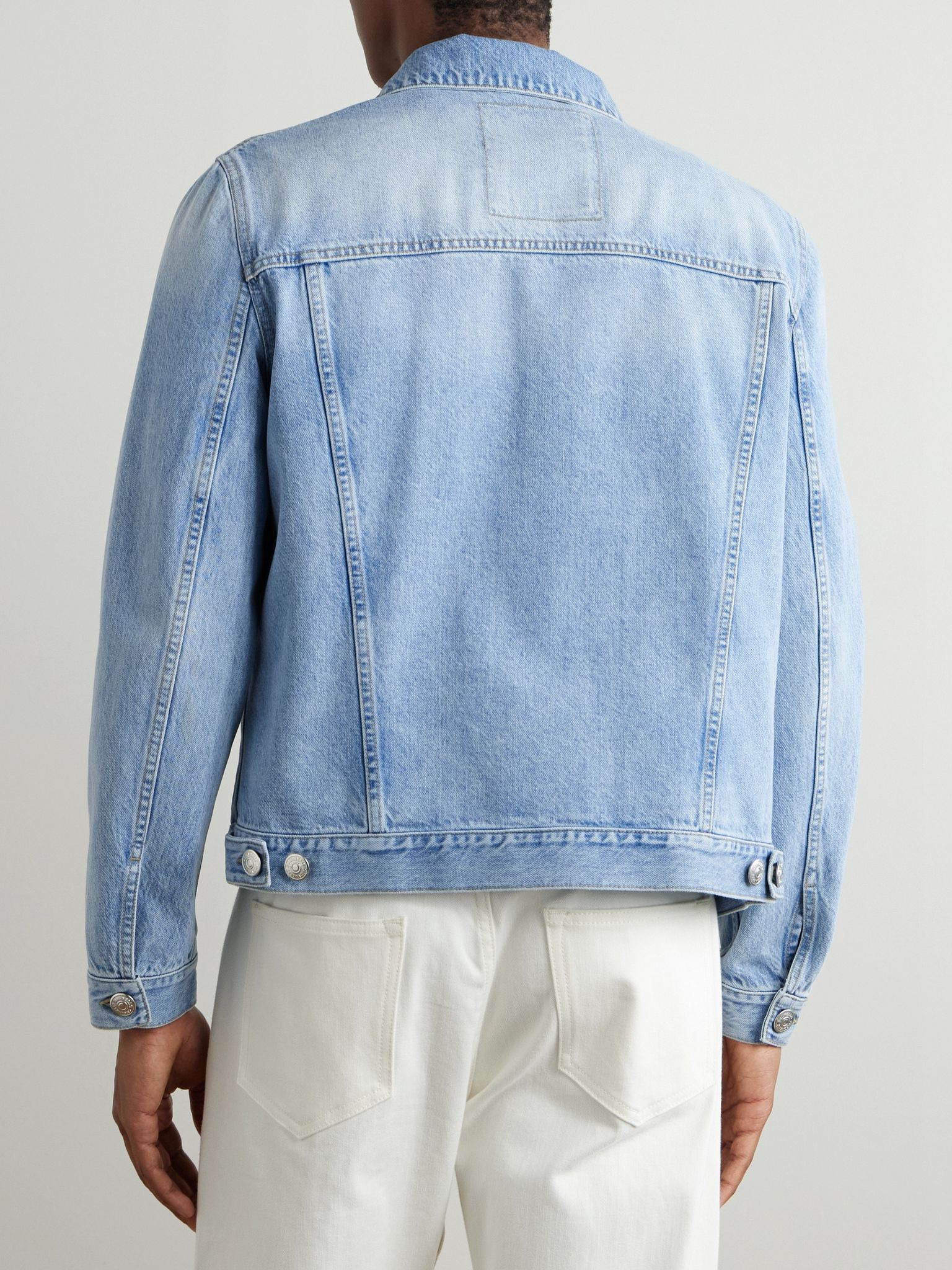 Denim Trucker Jacket Blue - 3