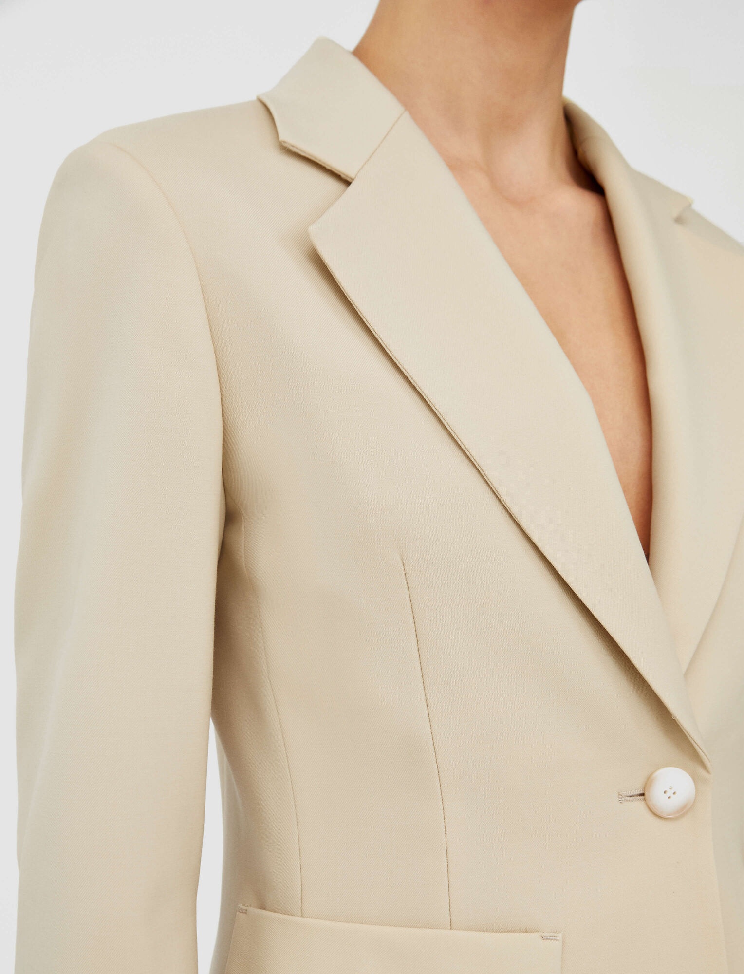 Tailoring Wool Stretch Glenview Jacket - 5