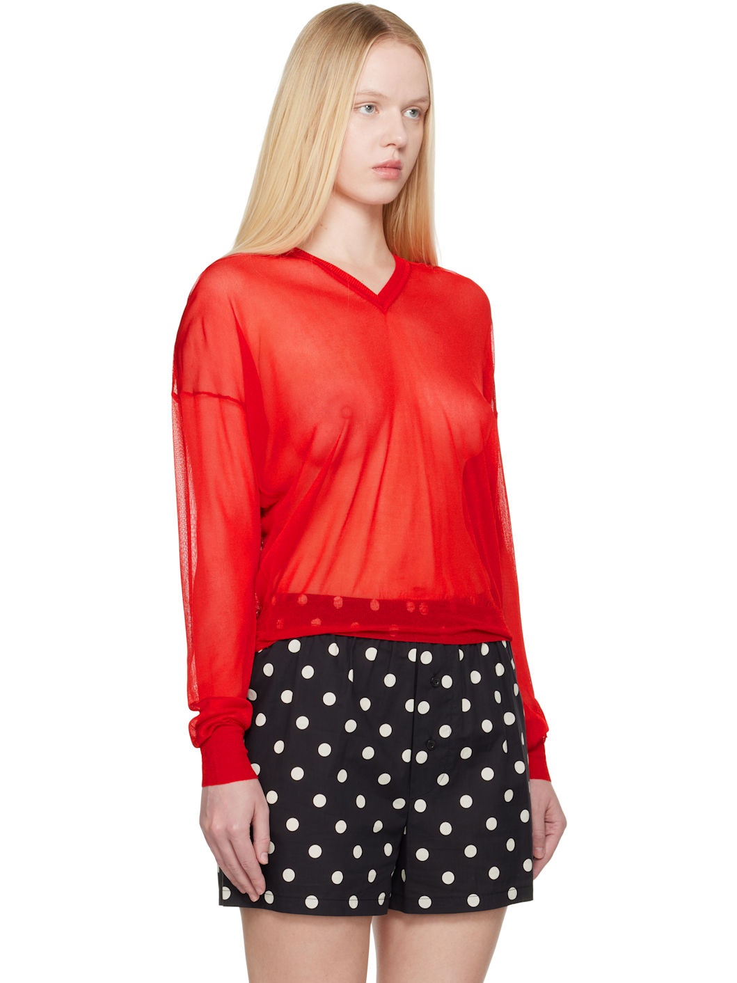 Red Mary Sweater - 2