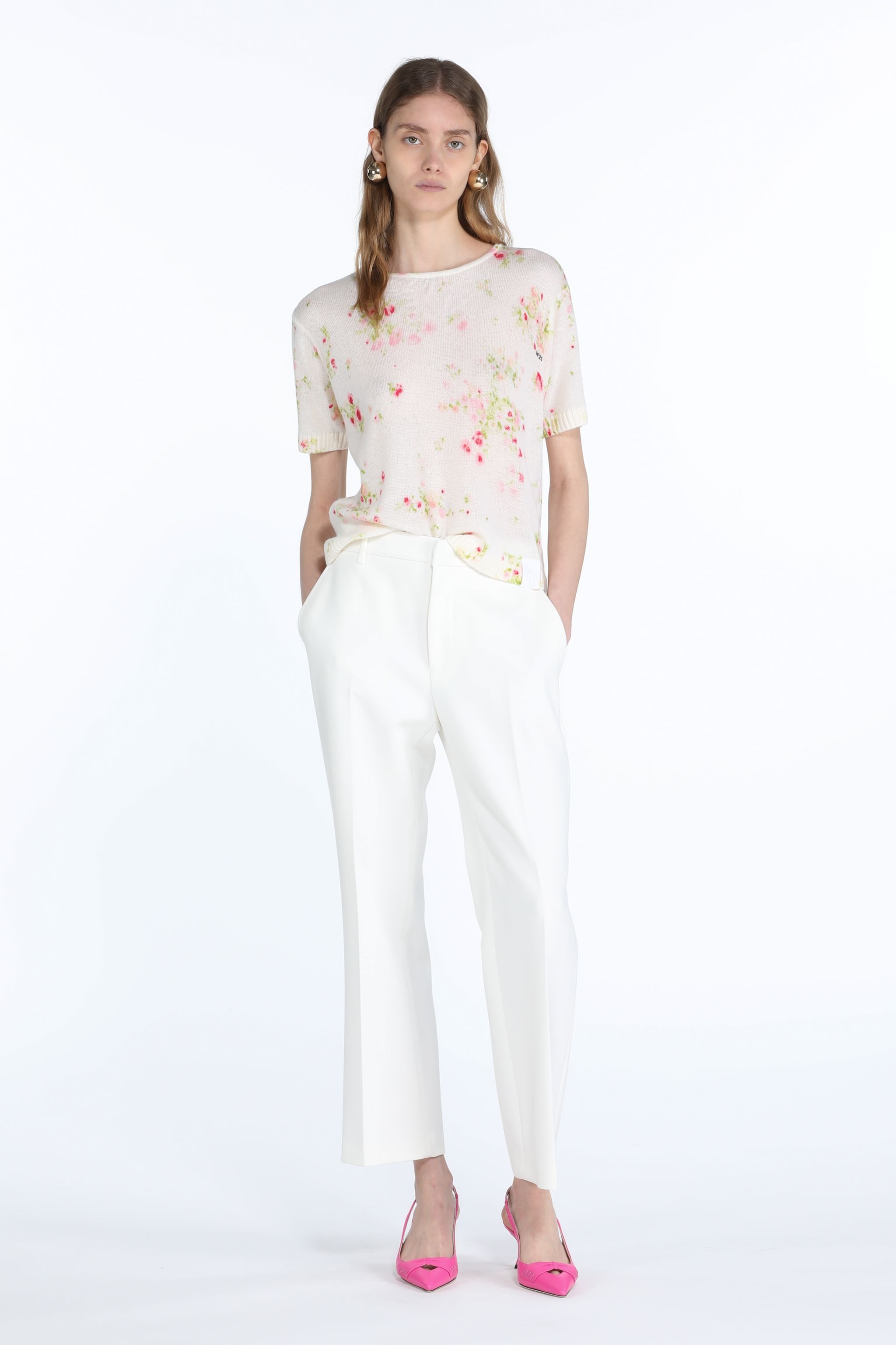 FLORAL-JACQUARD SWEATER - 4