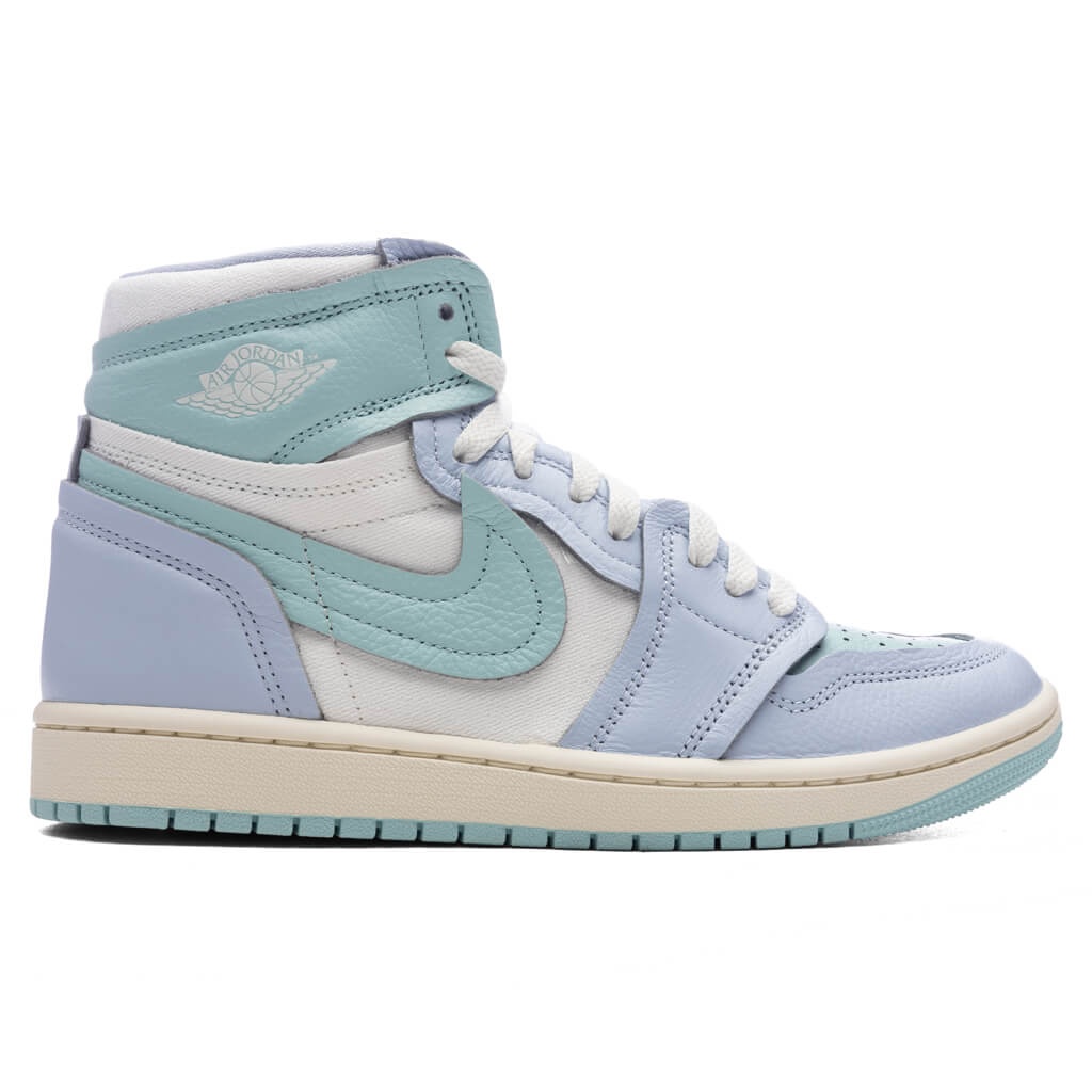 AIR JORDAN 1 HIGH MM WOMEN'S- HYDROGEN BLUE/SAIL/LIGHT DEW - 1