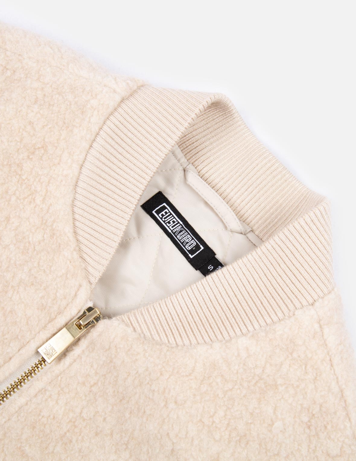 Fur Seagull Insert Padded Sherpa Bomber Jacket - 9