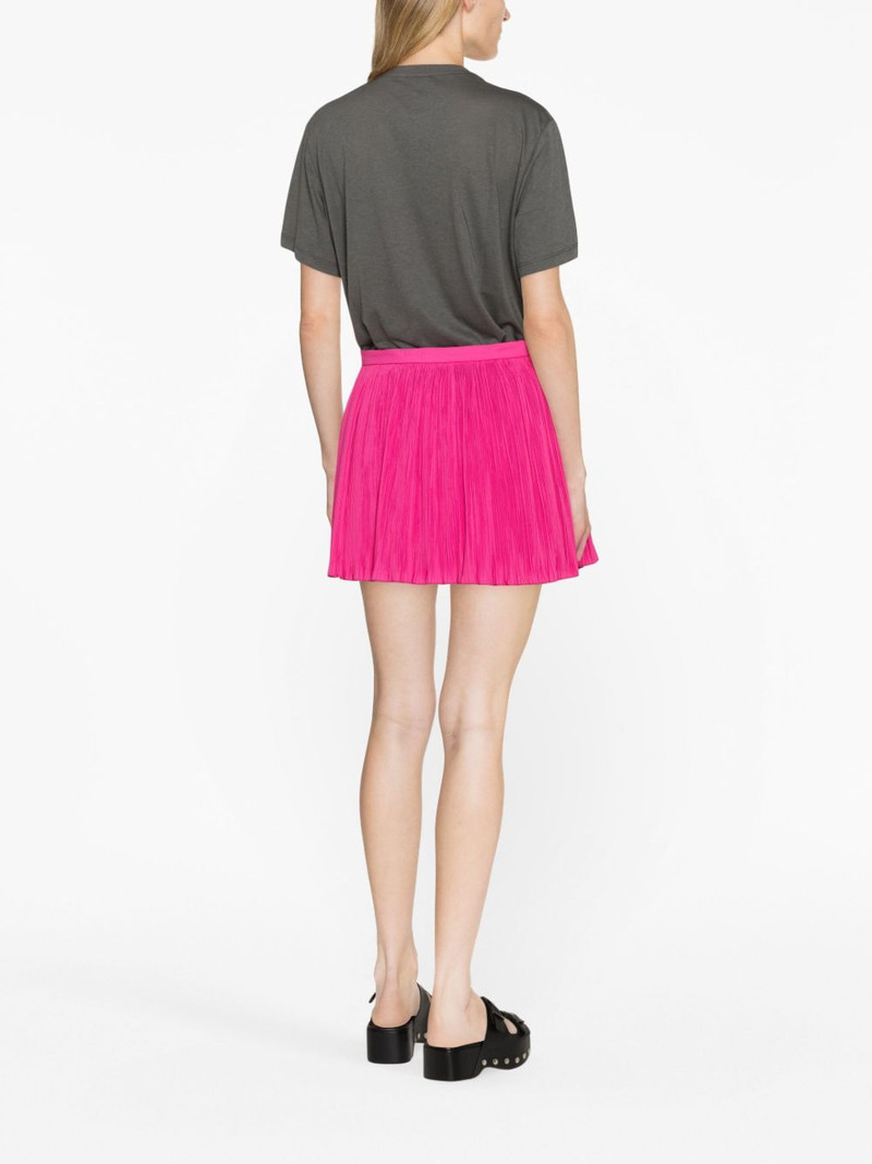 flared pleated shorts 4