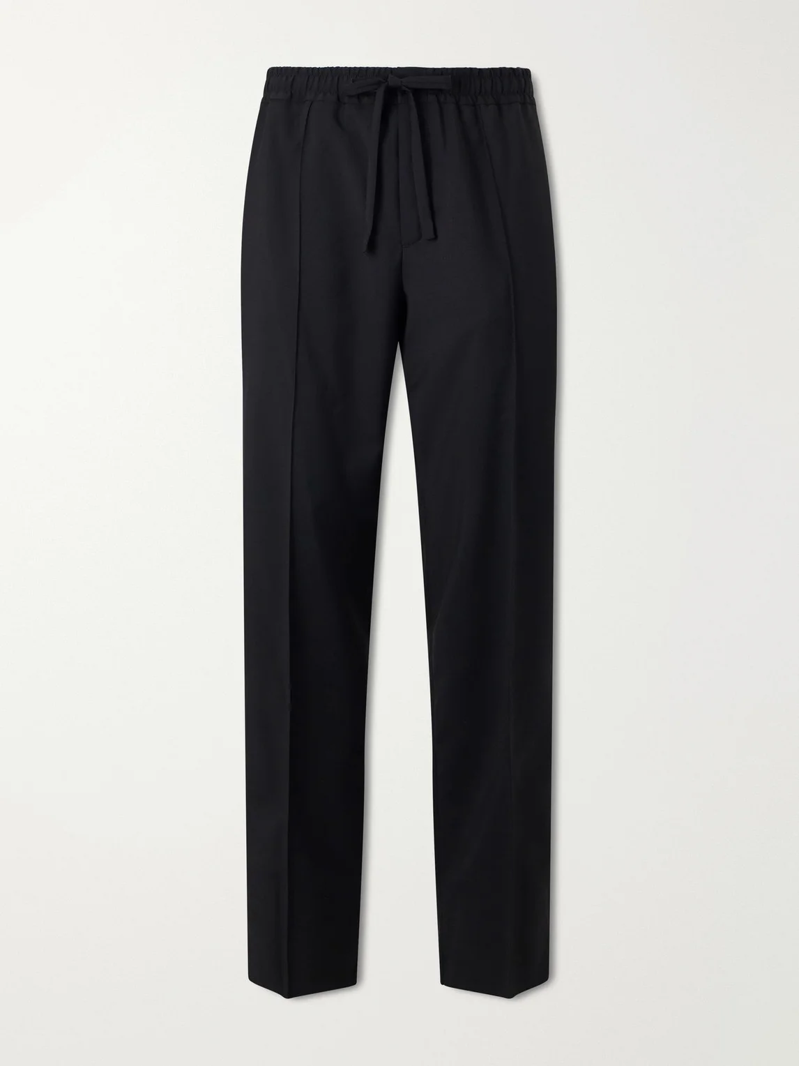 Straight-Leg Wool and Cashmere-Blend Trousers - 1