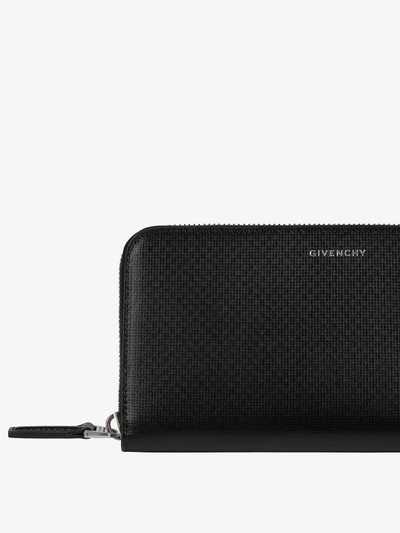 Givenchy ZIPPED WALLET IN 4G CLASSIC LEATHER outlook