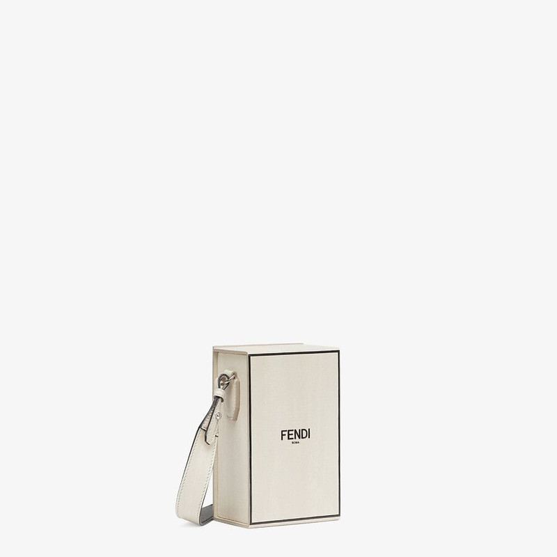 FENDI White leather bag outlook