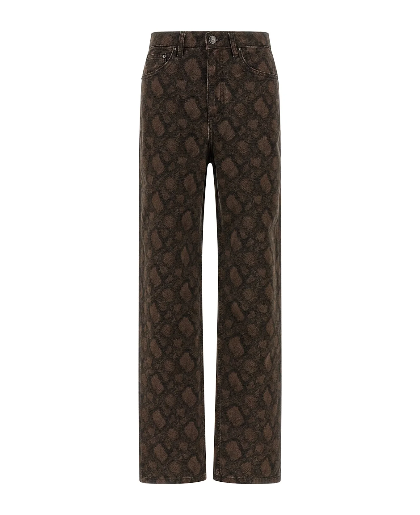 Animal Print Jeans - 1