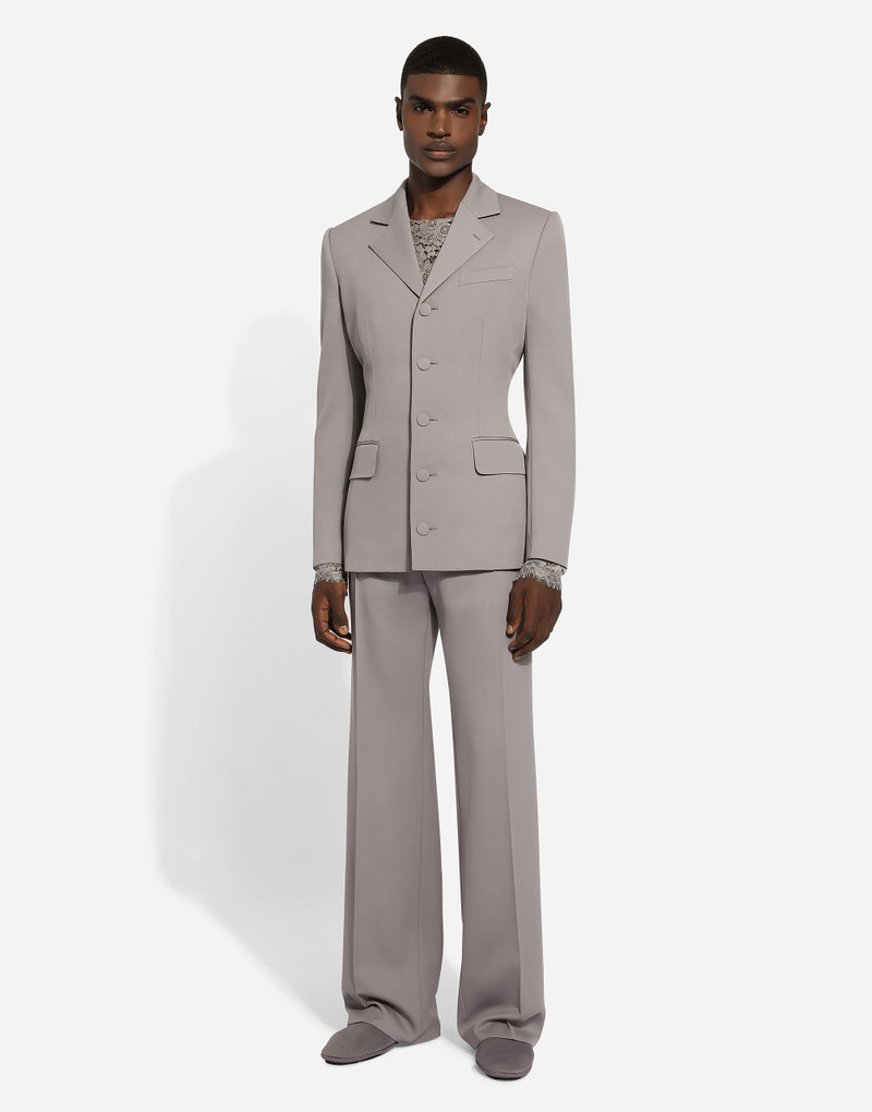 Dolce & Gabbana Single-breasted stretch wool Dolce-fit jacket outlook
