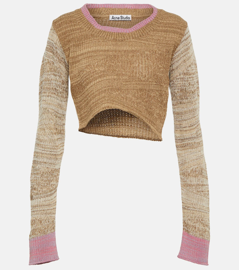 Asymmetric wool-blend sweater - 1