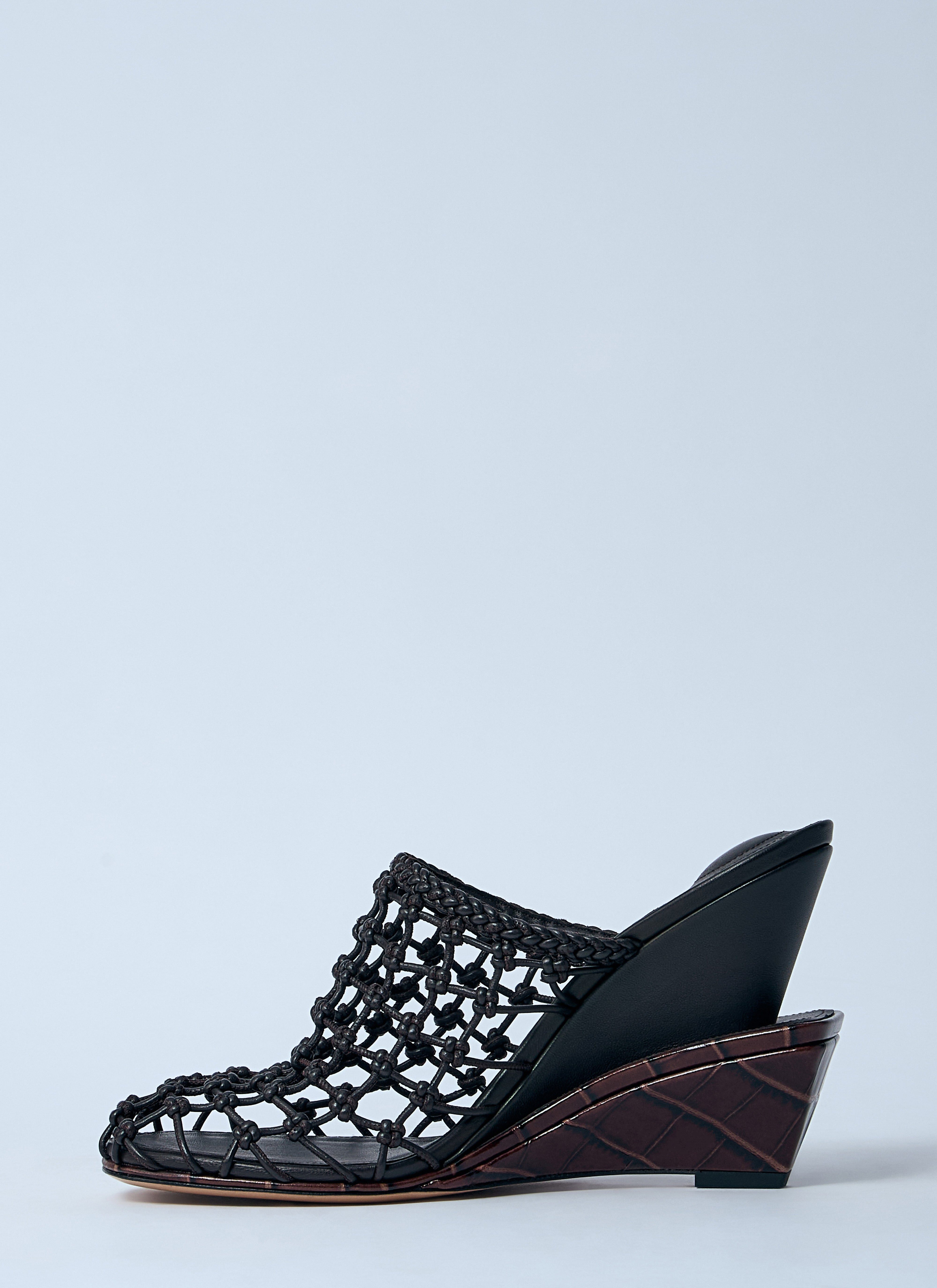 Jacquemus Women Les Doubles Tressées Wedge Sandals - 4