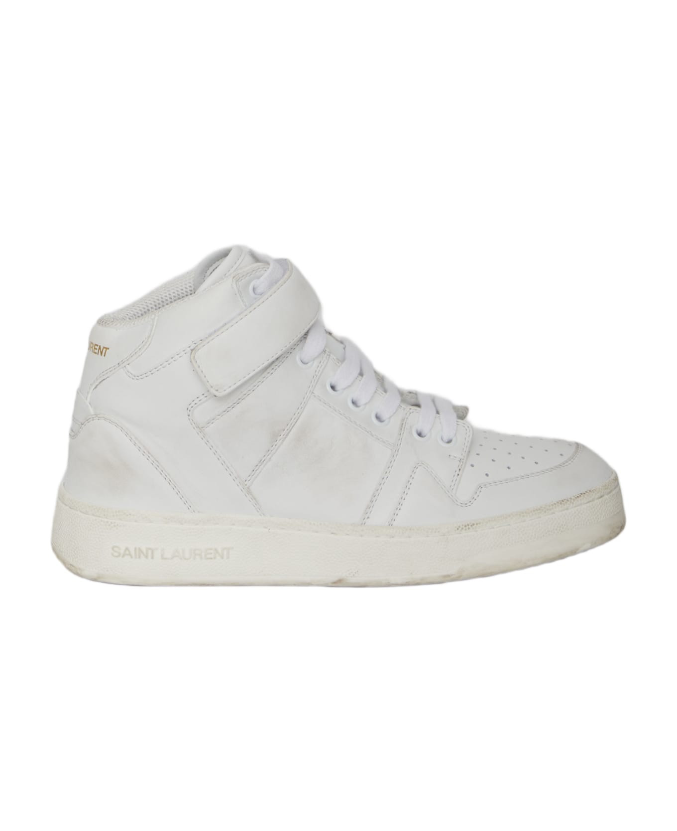 Lax Sneakers In Washed-out Effect Leather - 1