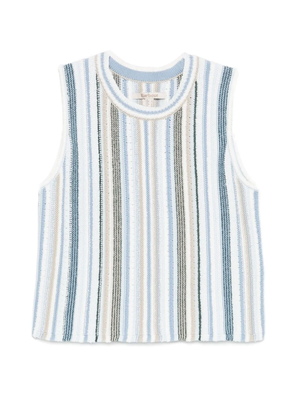 Josie Knitted stripe-pattern top - 1