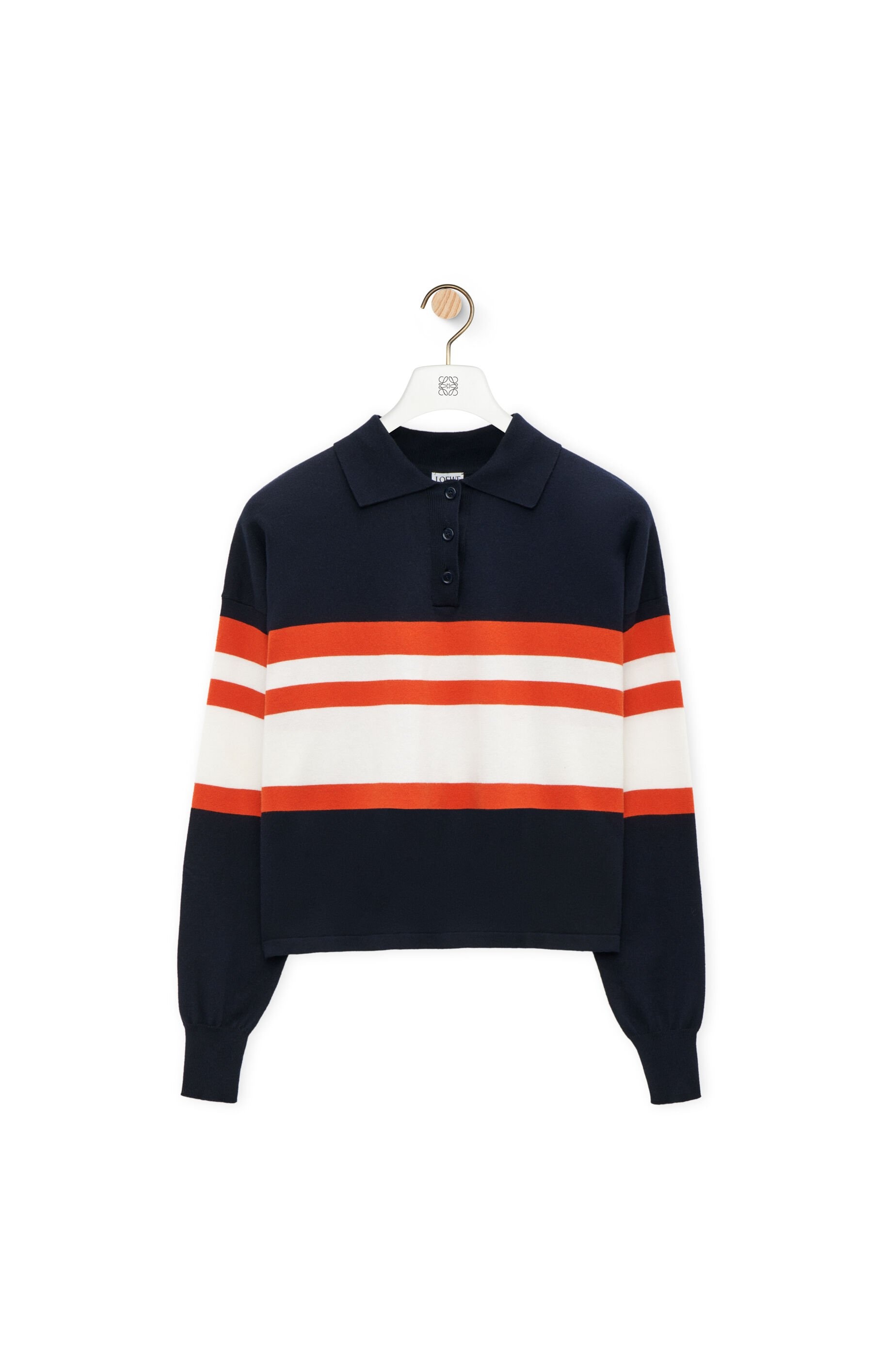 Polo sweater in cotton - 1