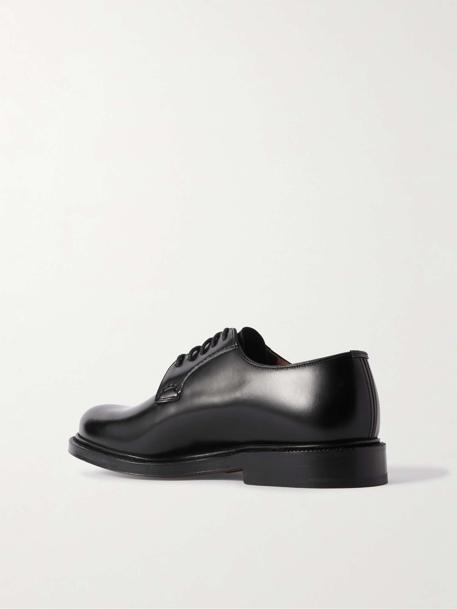 Shannon Polished-Leather Derby Shoes - 4
