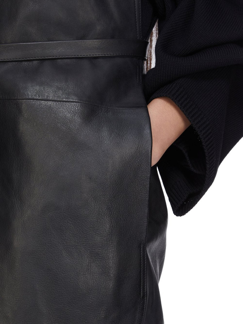 dracucollar leather coat 6