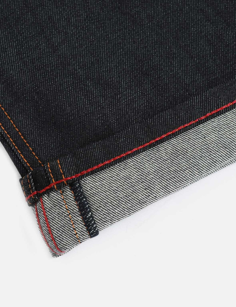 BROCADE SEAGULL AND KAMON APPLIQUÉ DENIM SHORTS 9