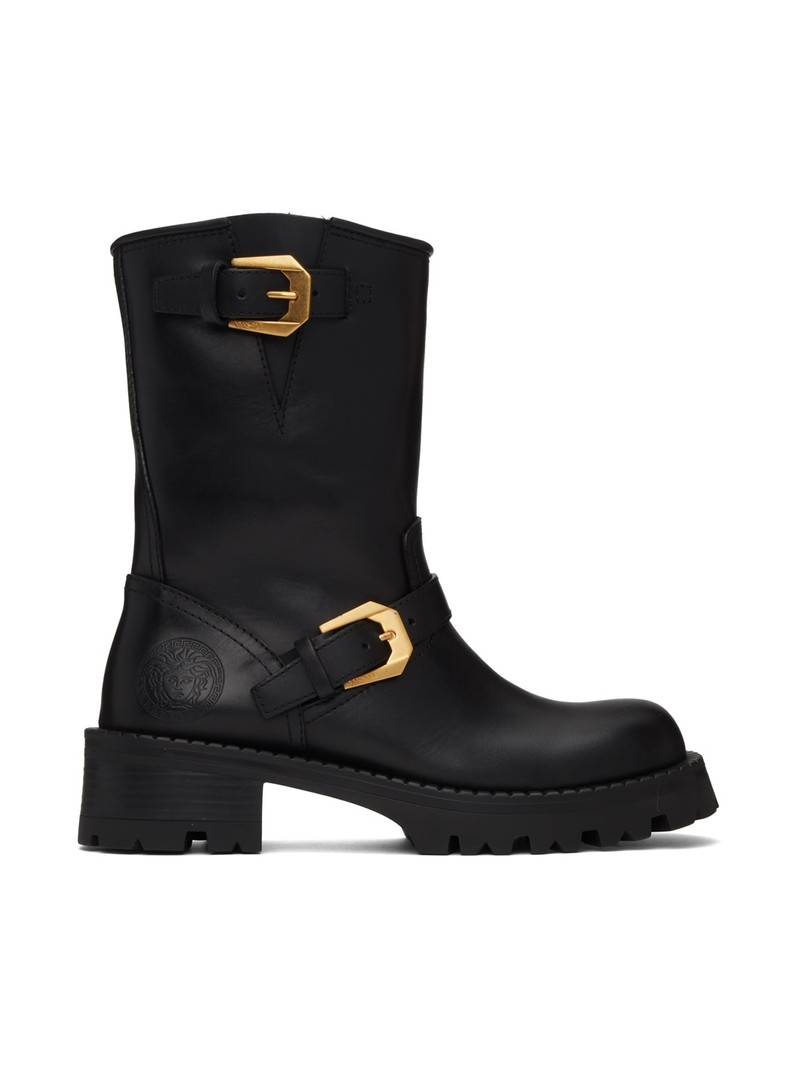 Black Buckled Boots 1