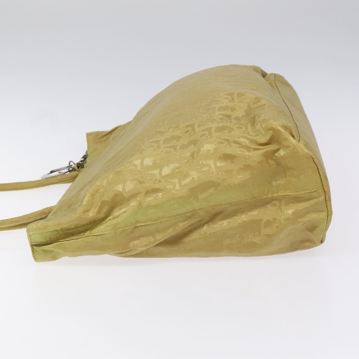 DIOR Trotter Canvas Tote Bag Yellow - 5