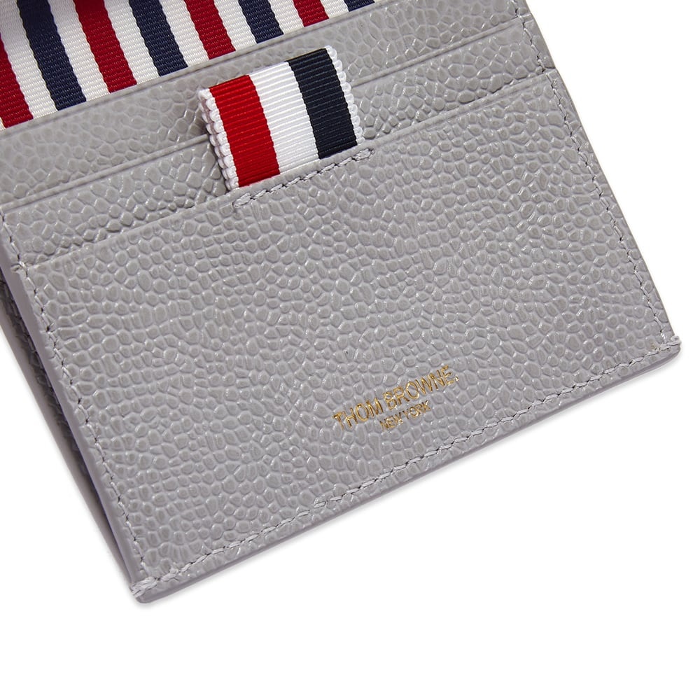 Thom Browne Tricolour Stripe Double Card Holder - 4