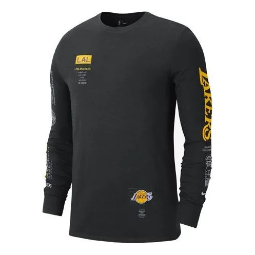 Nike NBA Courtside Los Angeles Lakers 긴 소매 검정 CK8103-010 - 1