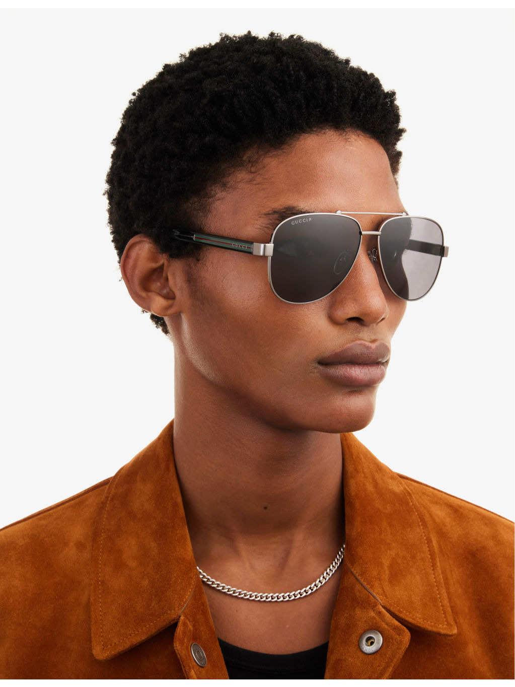 GG0528S 63 metal and acetate aviator sunglasses - 2