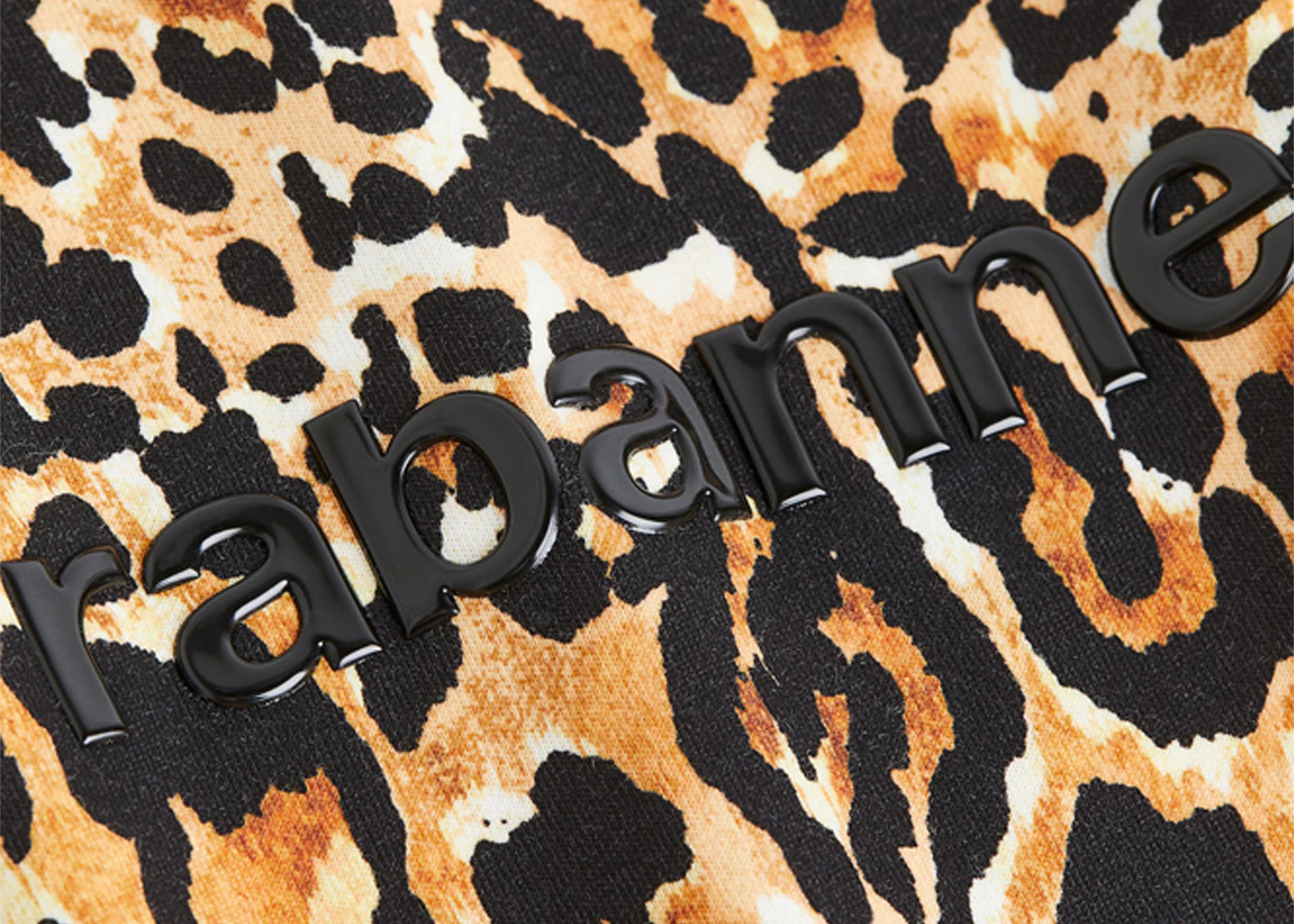 Rabanne H&M Leopard-Print Twist-Detail T-Shirt Leopard-Print - 2