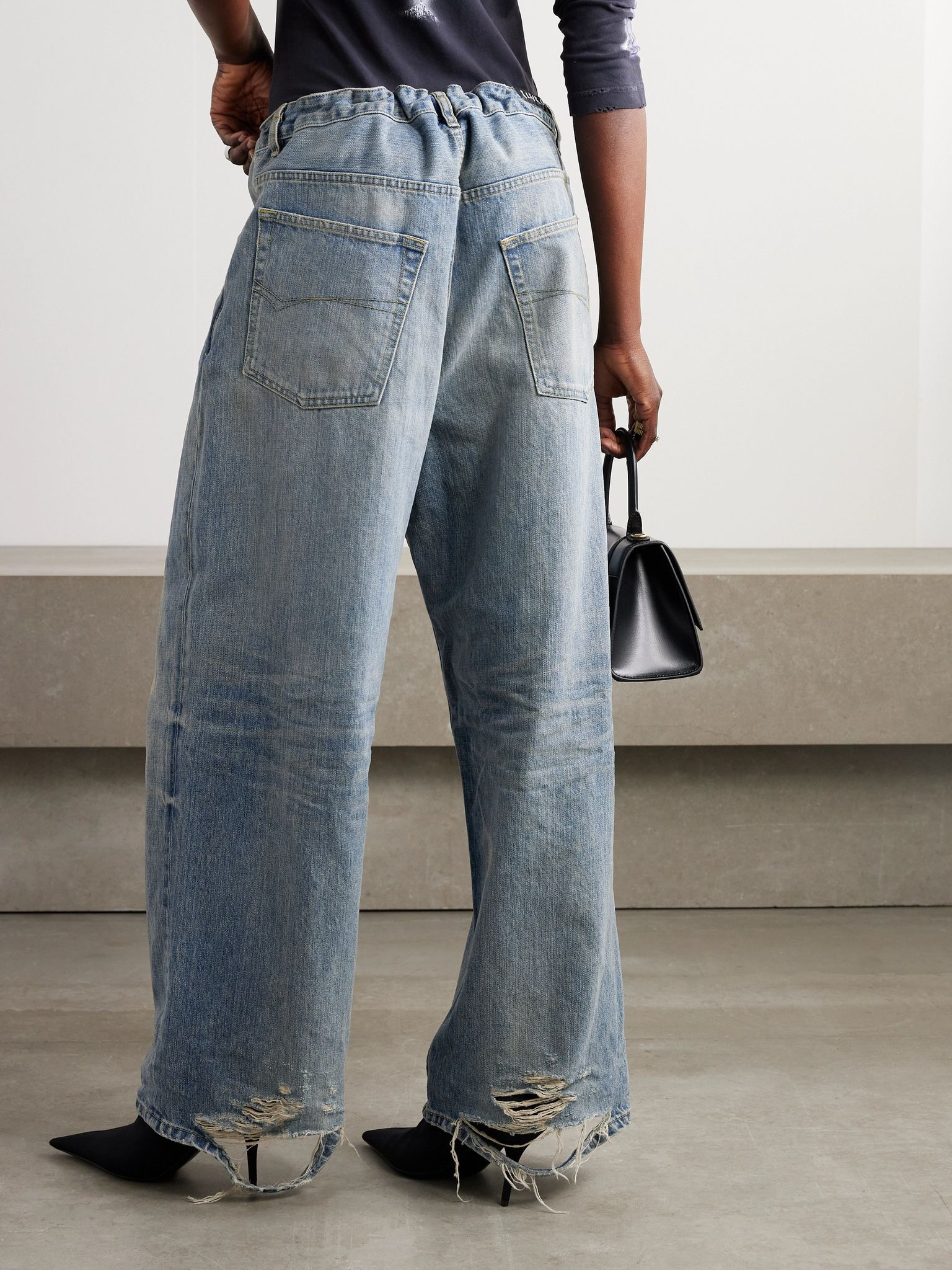 Distressed jeans Blue - 3