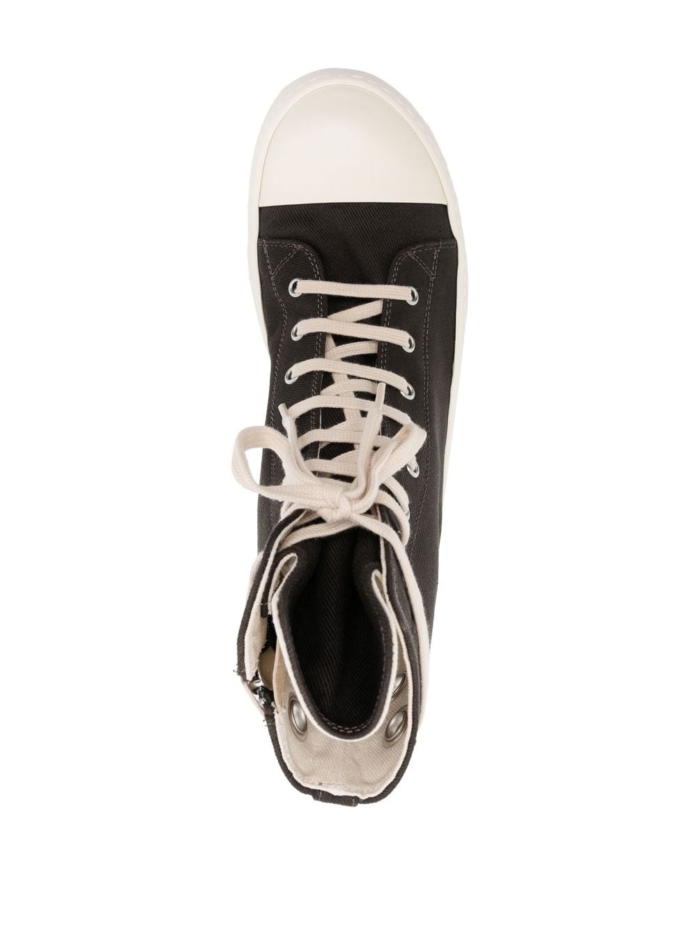 high-top lace-up sneakers - 4