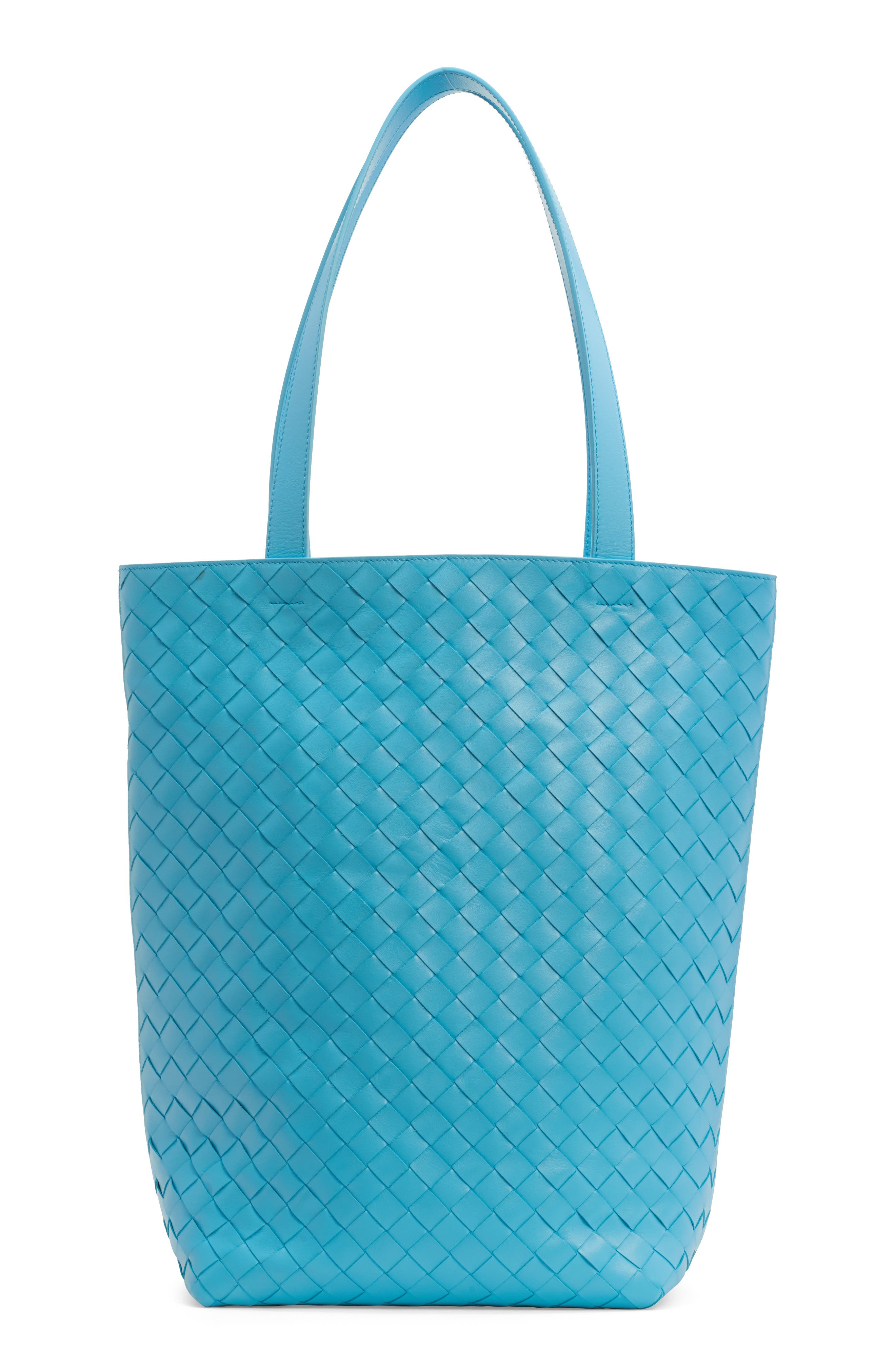 Bottega Veneta Small Intrecciato Leather Tote in Dip/Silver at Nordstrom - 1