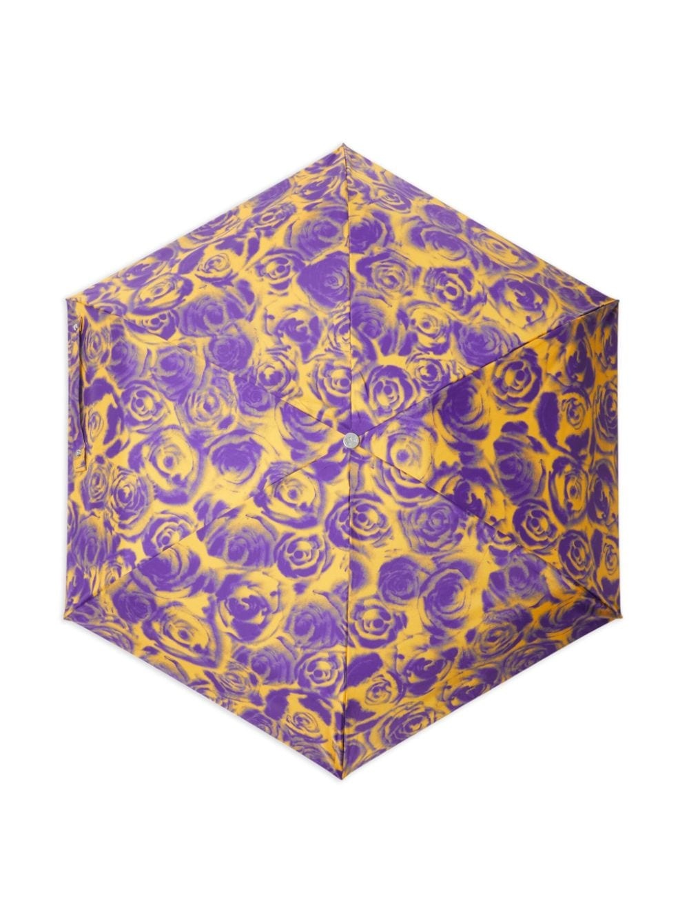 Rose-print compact umbrella - 2