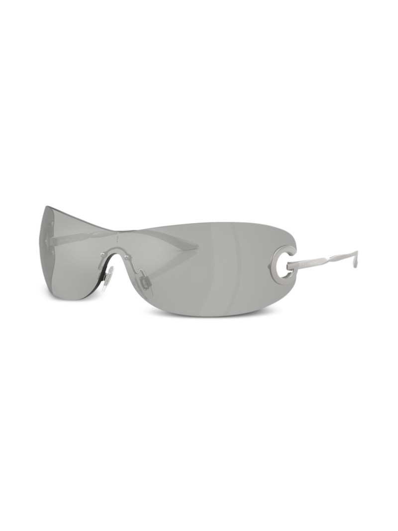 Dolce & Gabbana shield-frame sunglasses outlook