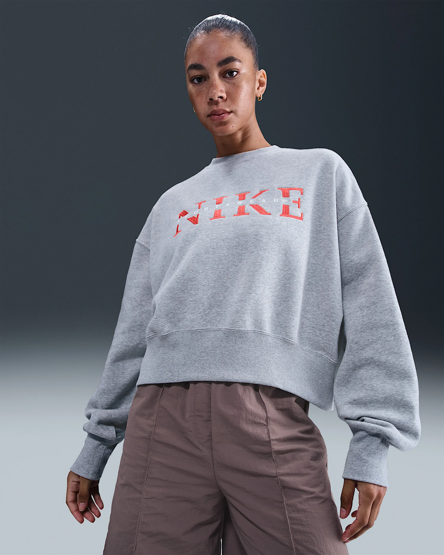 Nike Sportswear Phoenix Fleece Women's Oversized Crew-Neck Sweatshirt - 1