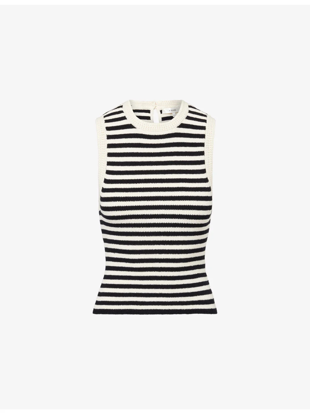 Coastal Stripe Knitted Tank Top - 1