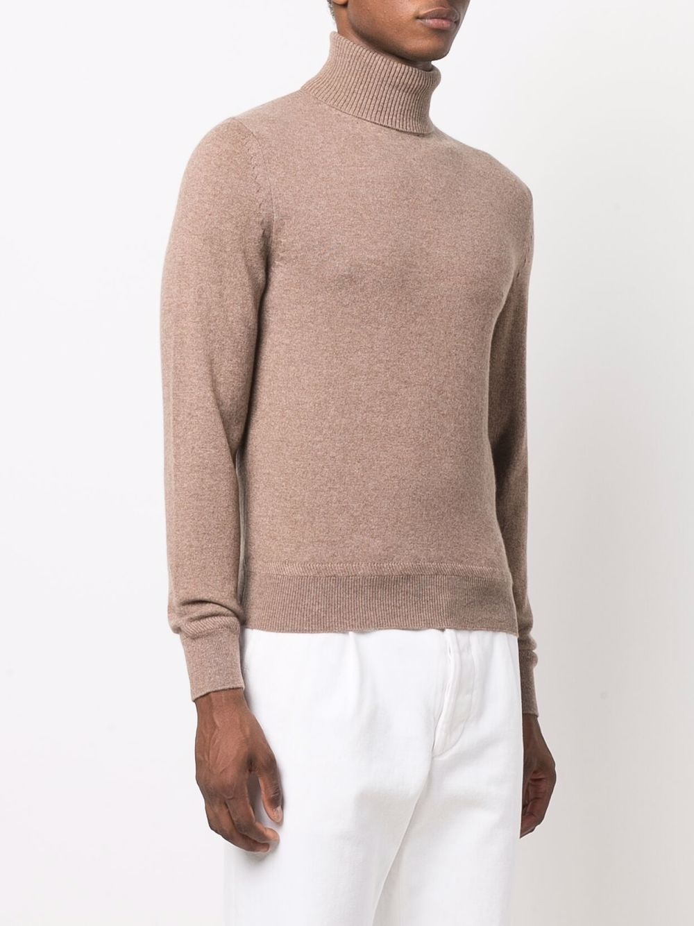 roll-neck cashmere jumper - 3