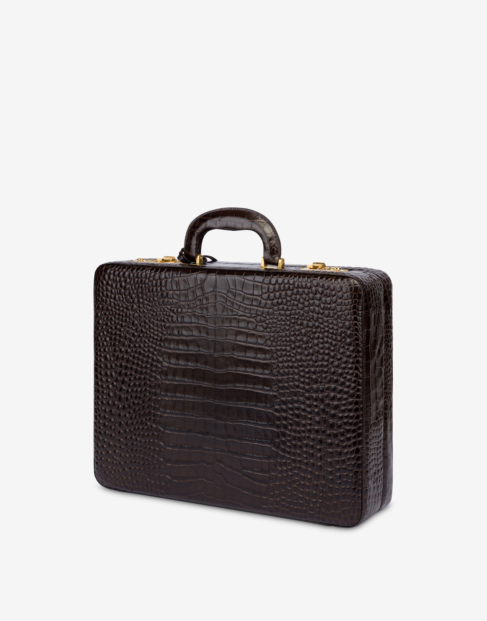 CROC PRINT BRIEFCASE - 1