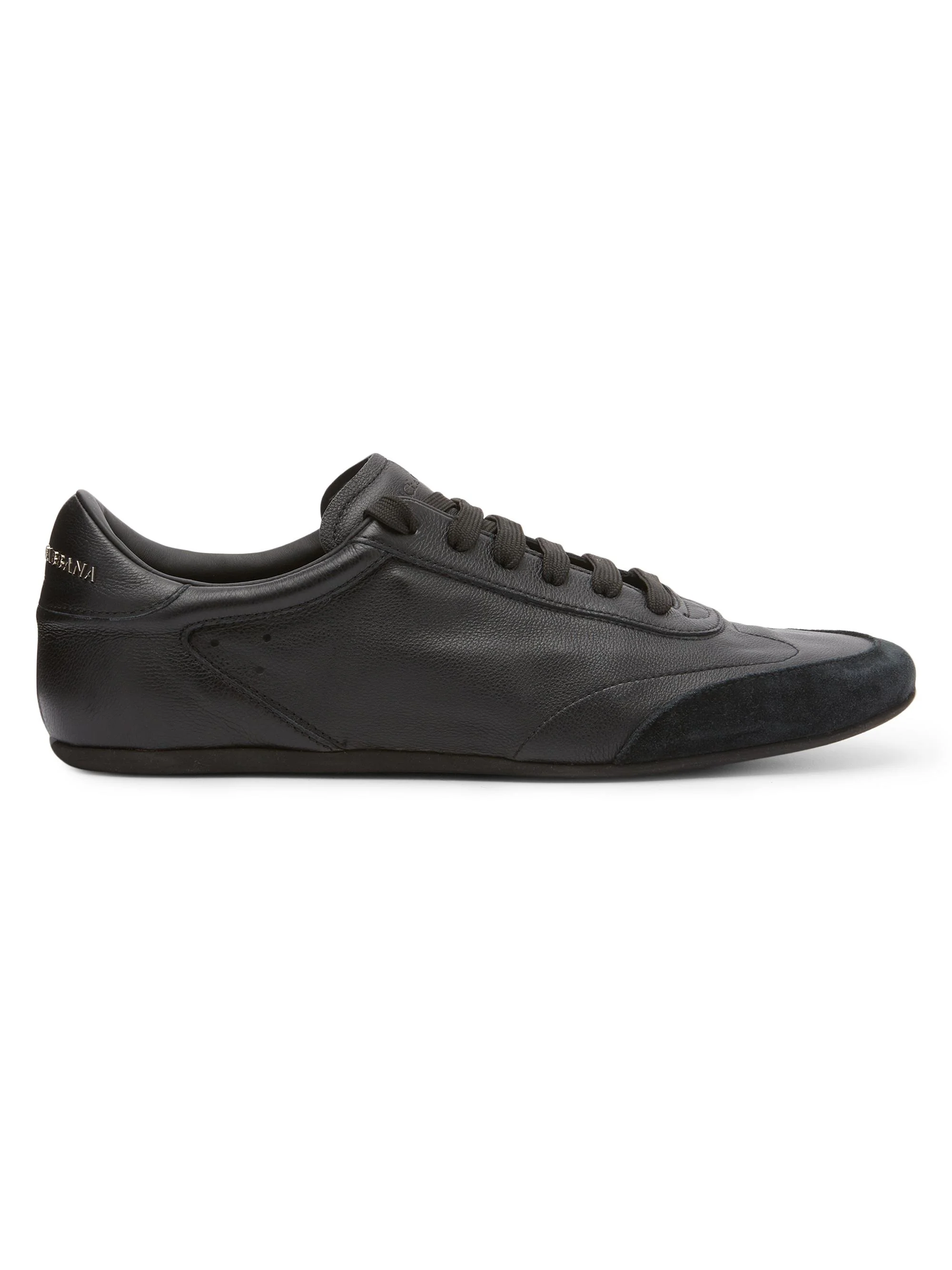 Men's Lipari Leather Low-Top Sneakers - Nero - 1