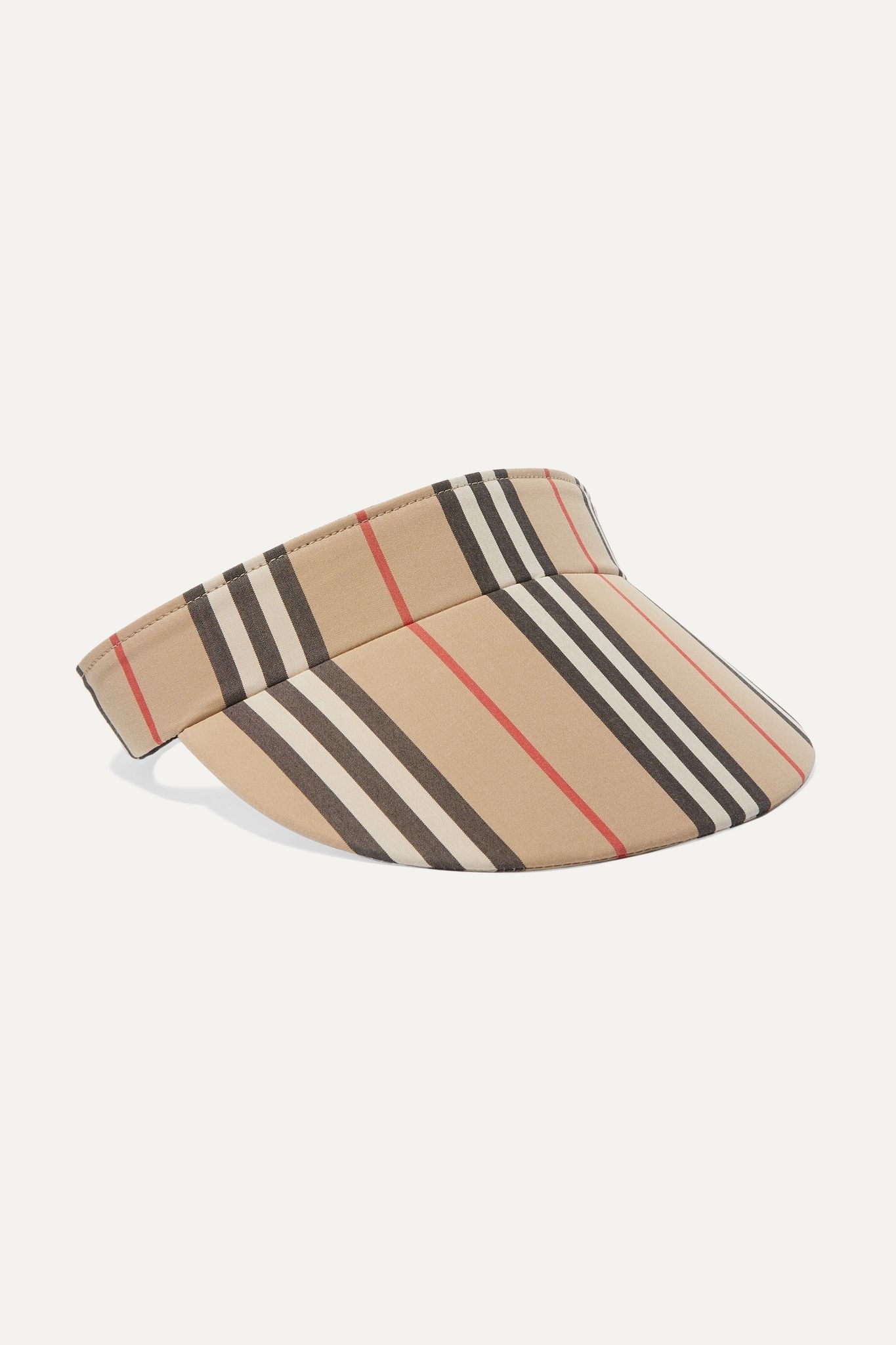 Striped cotton-canvas visor - 1