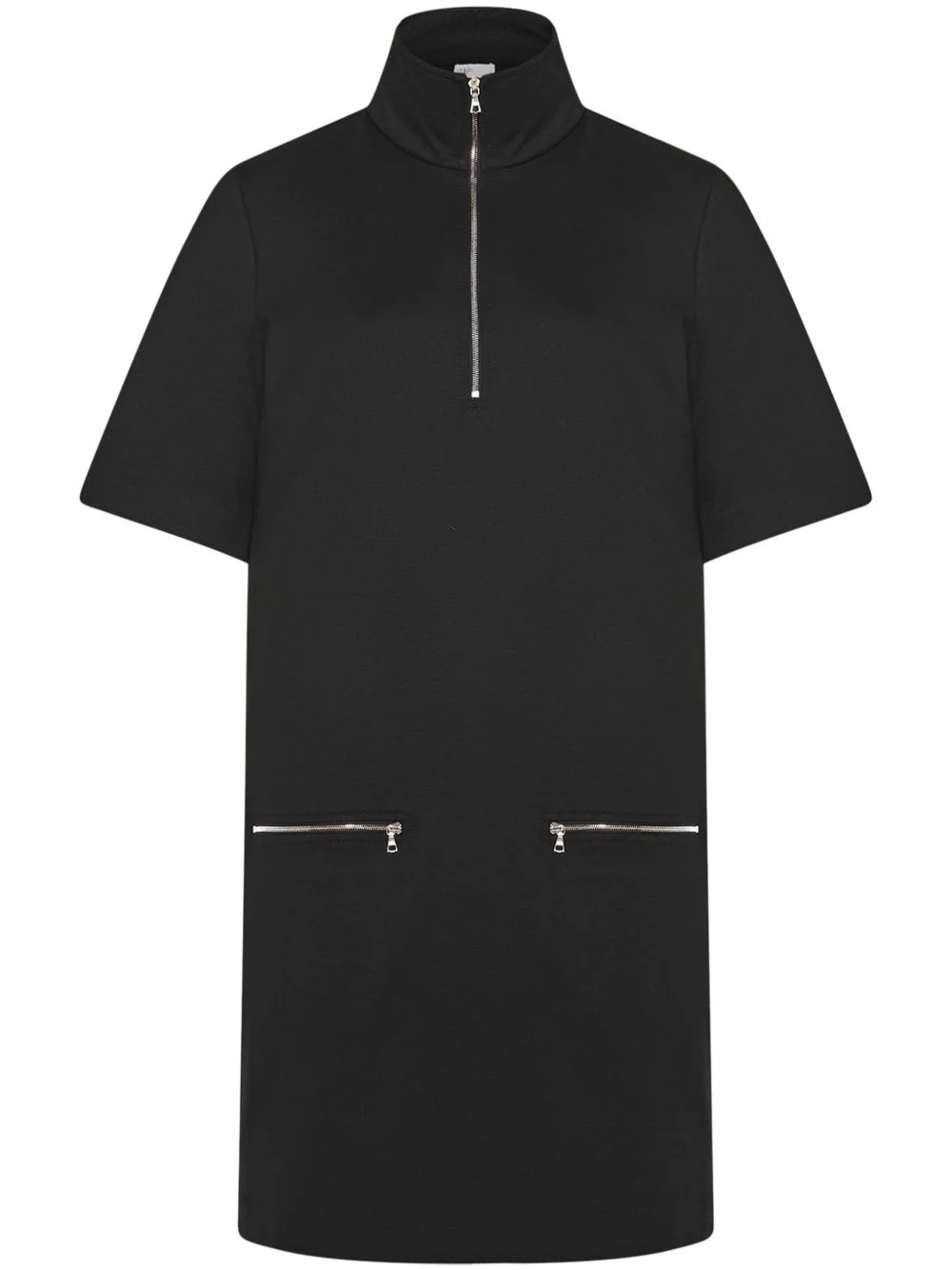 zip-up mini dress - 1