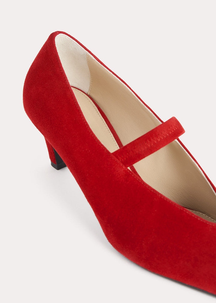 The Mary Jane Pump scarlet - 6