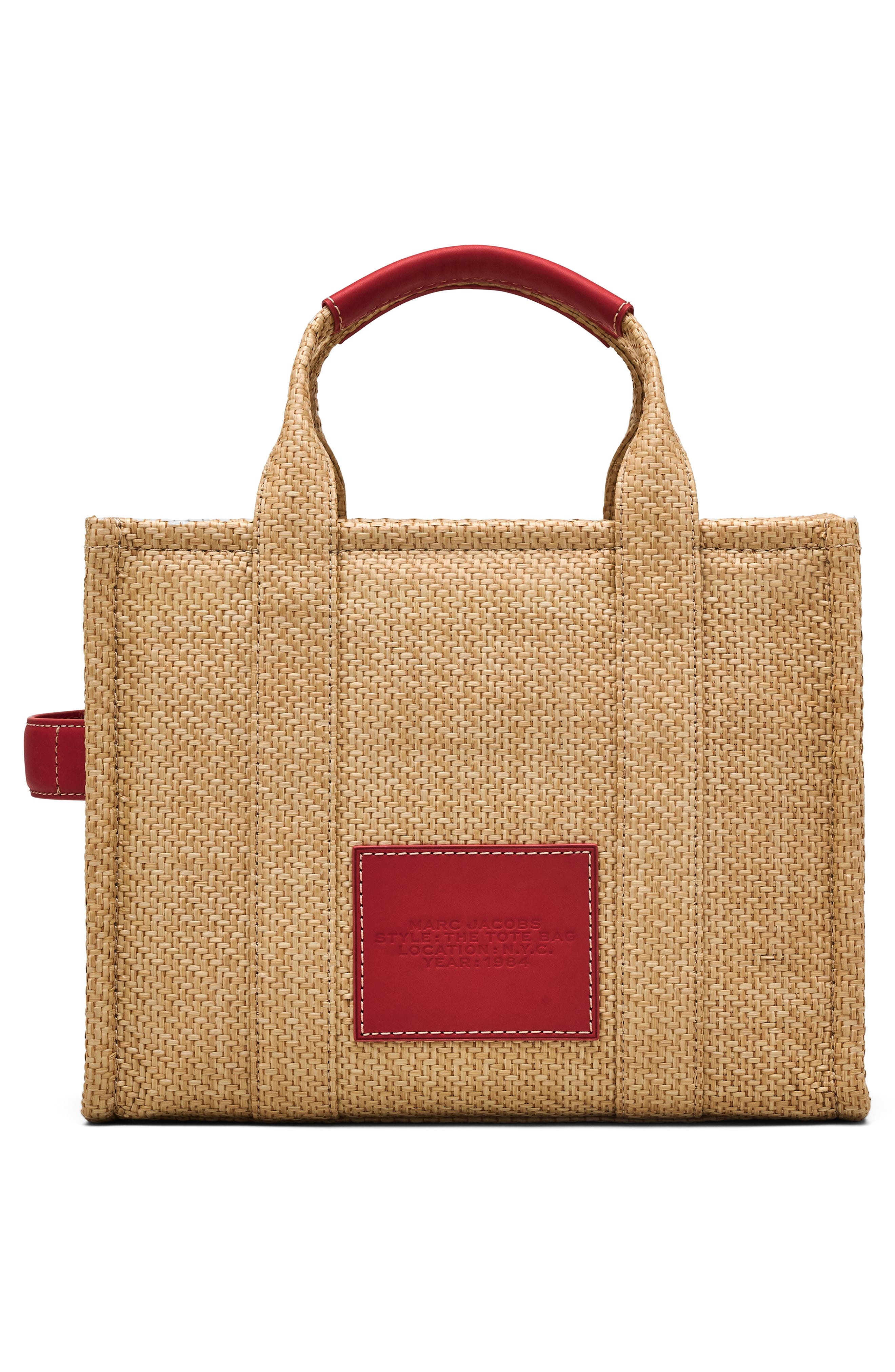 Marc Jacobs The Medium Faux Raffia Tote in Natural at Nordstrom - 4