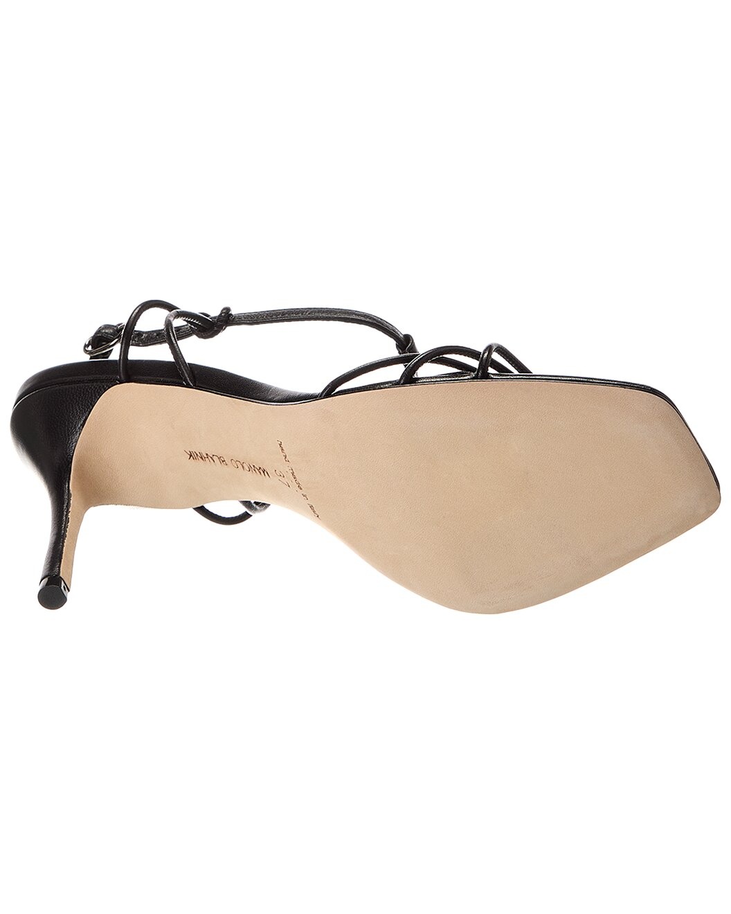 Manolo Blahnik Tabarekhi 90 Leather Sandal - 4