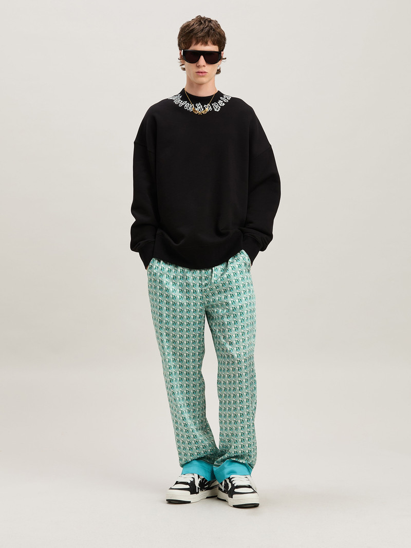 Palm Angels Flame logo crewneck Sweatshirt outlook