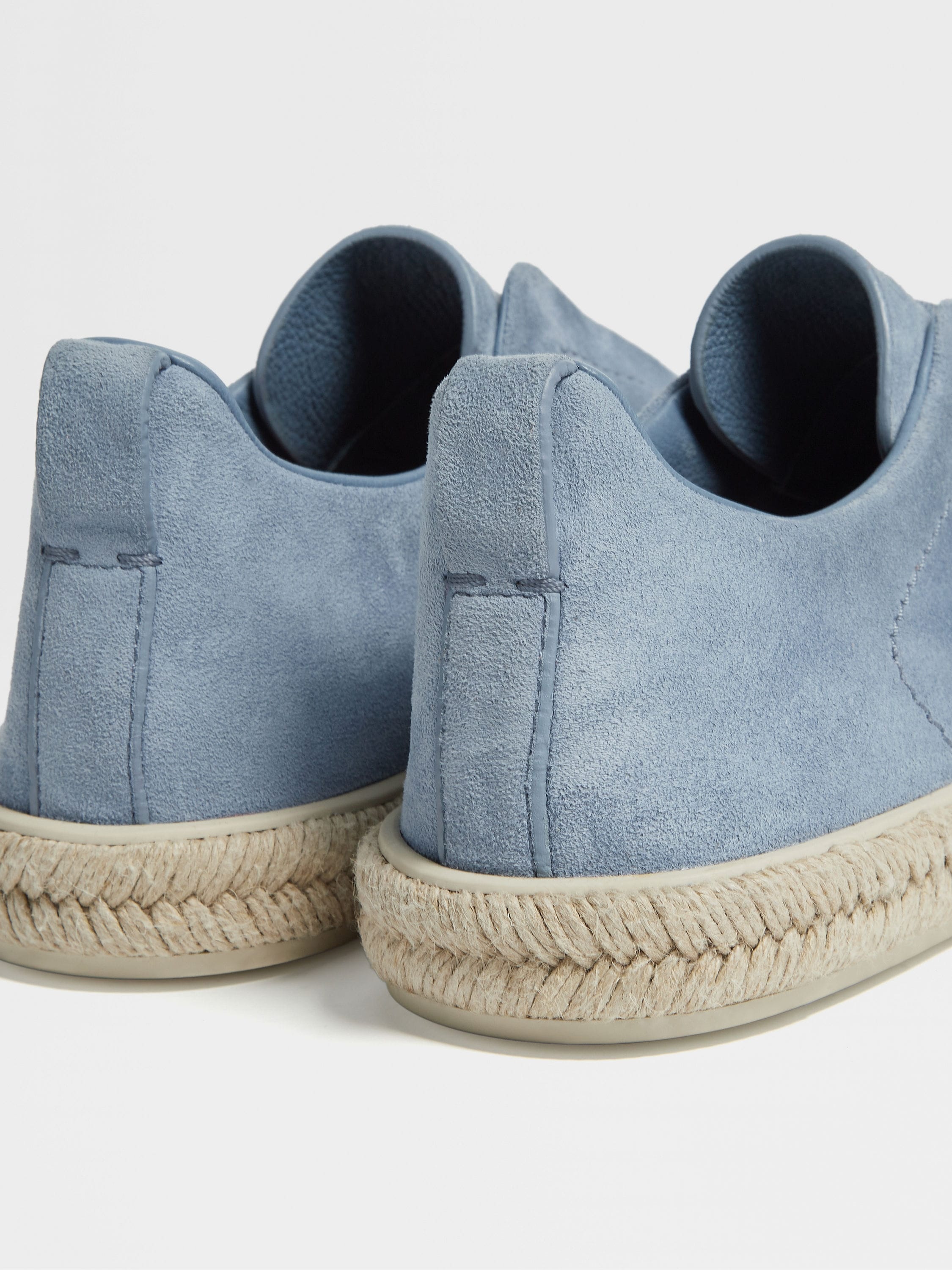 UTILITY BLUE DEERSKIN TRIPLE STITCH™ ESPADRILLES - 2