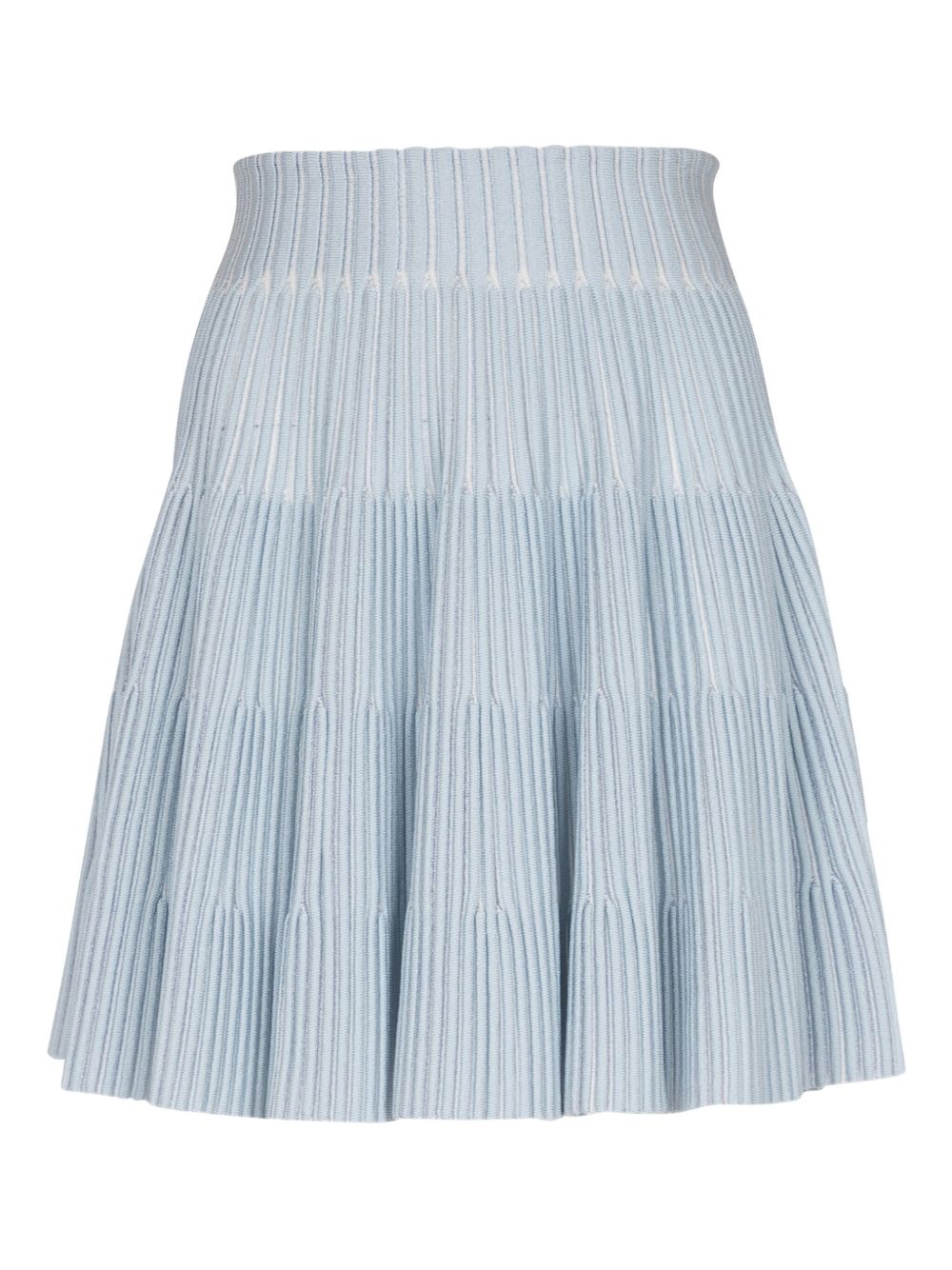 ribbed-knit skirt - 1