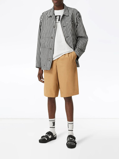 Burberry Icon Stripe detail tailored shorts outlook